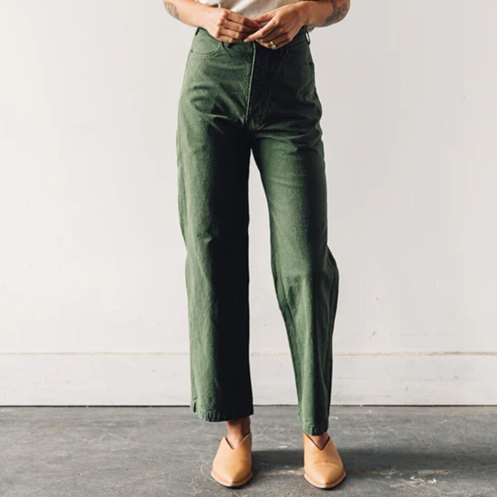 Jesse Kamm Forest Green Handy Pants - Picture 4 of 16